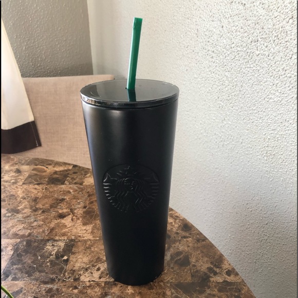 Starbucks Kitchen Starbucks Matte Black Stainless Steel Tumbler